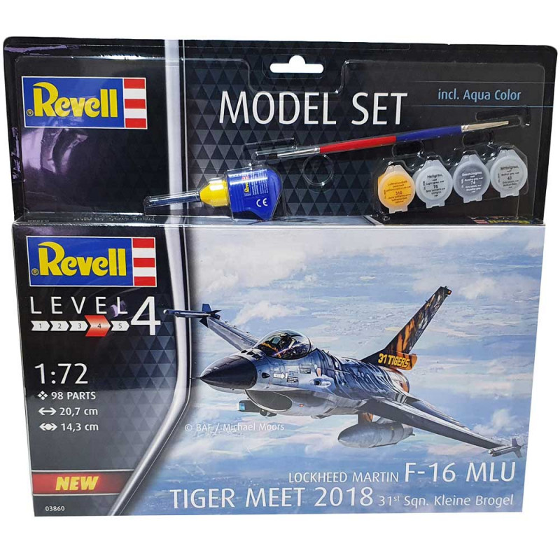 REVEL MAKETA MODEL SET F-16 MLU 31 SQN. KLEINE BROGEL