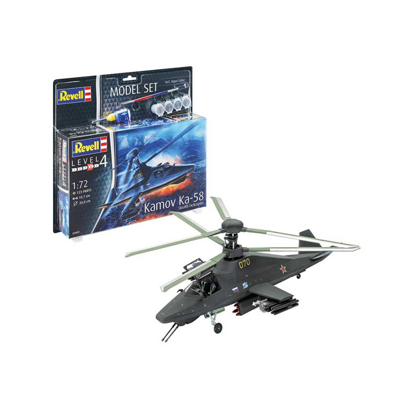 REVELL MAKETA MODEL  SET  KAMOV  KA-58  STEALT 