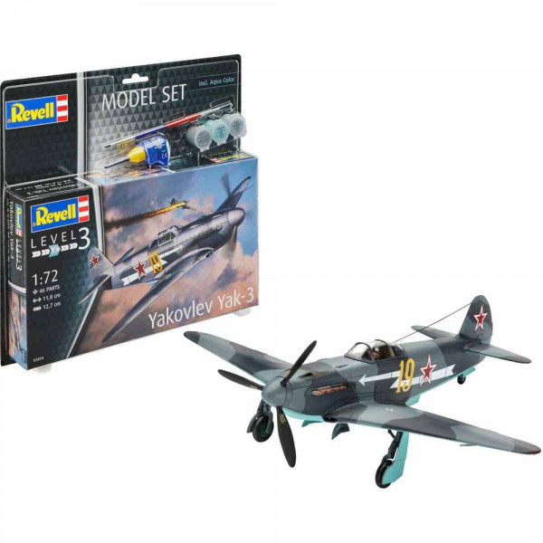 REVELL MAKETA MODEL SET YAKOVLEV YAK-3 