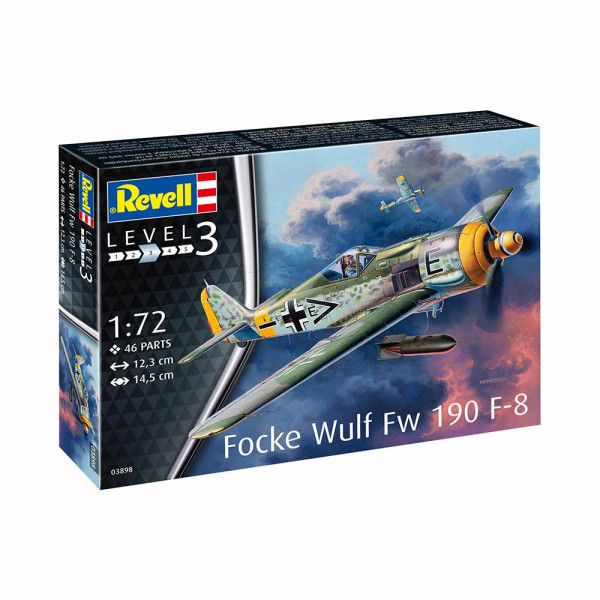 REVELL MAKETA MODEL SET FOCKE WULF FW190 F-8