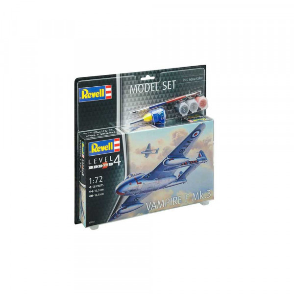 REVELL MAKETA MODEL SET VAMPIRE F MK.3 
