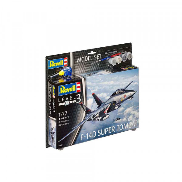 REVELL MAKETA MODEL SET F-14D SUPER TOMCAT 
