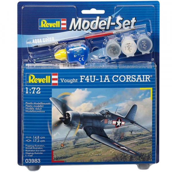 REVELL MAKETA MODEL SET VOUGHT F4U-1D CORSAIR