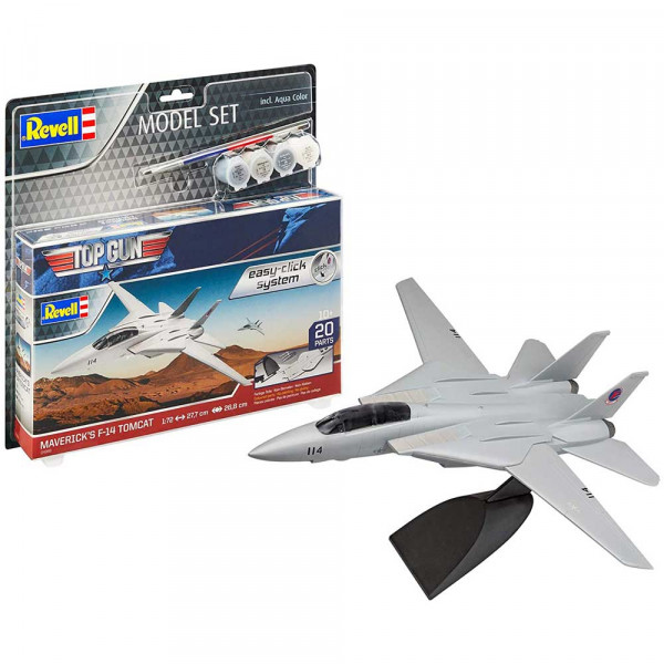 REVELL MAKETA MODEL SET F-14 TOMCAT  TOP GUN 