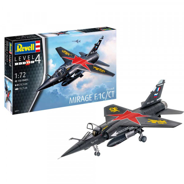 REVELL MAKETA MODEL SET DASSAULT MIRAGE F-1C/CT 