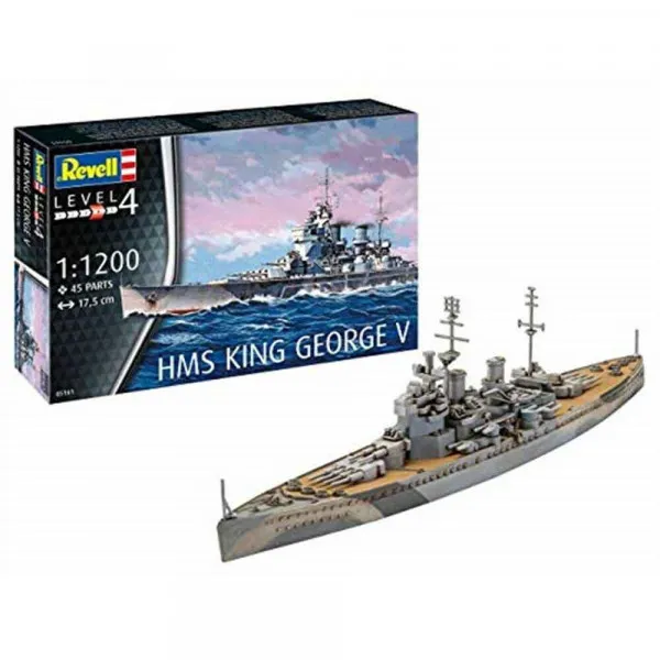 REVELL MAKETA MODEL SET HMS KING GEORGE V 
