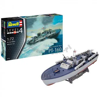 REVELL MODEL SET PATROL TORPEDO BOAT PT-160 