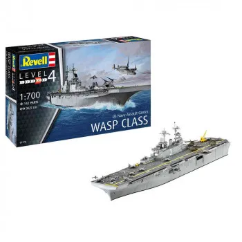 REVELL MODEL SET US NAVY ASSAULT CARRIER WASP CLASS 
