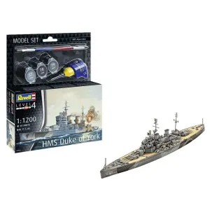 REVELL MAKETA MODEL SET BATTLESHIP HMS DUKE OF YORK 