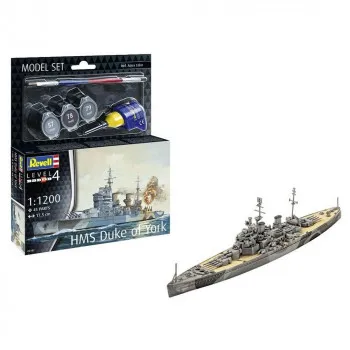REVELL MAKETA MODEL SET BATTLESHIP HMS DUKE OF YORK