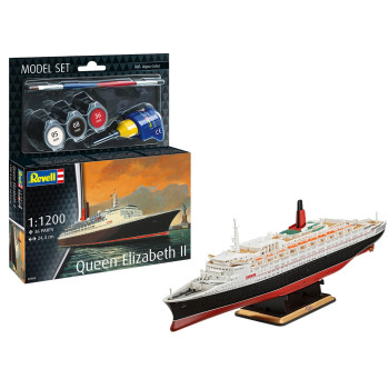 REVELL MAKETA MODEL SET QUEEN ELIZABETH II 