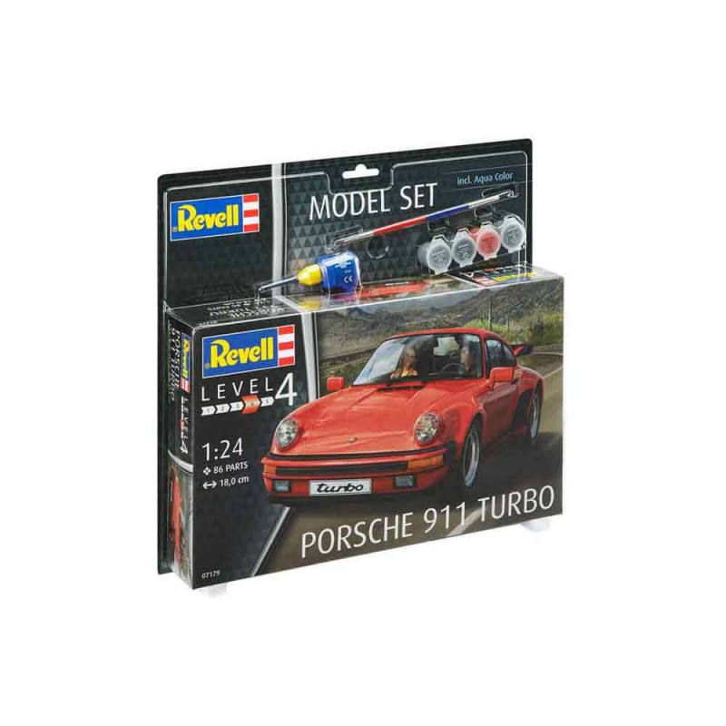 REVELL MAKETA MODEL SET PORSCHE 911 TURBO