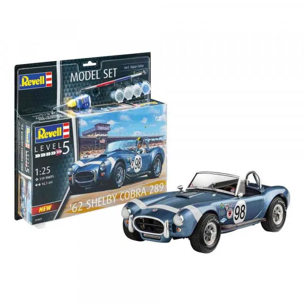 REVELL MAKETA MODEL SET 62 SHELBY COBRA 289 