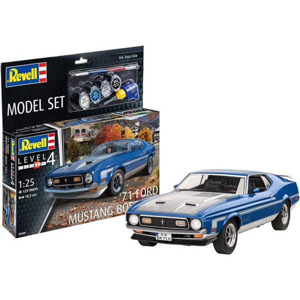 REVELL MAKETA MODEL SET 71 FORD MUSTANG BOSS 351 