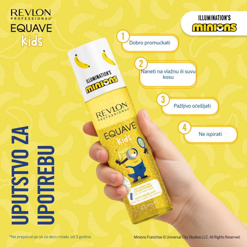 REVLON EQUAVE BALZAM ZA RASČEŠLJAVANJE U SPREJU MINIONS  200ML 