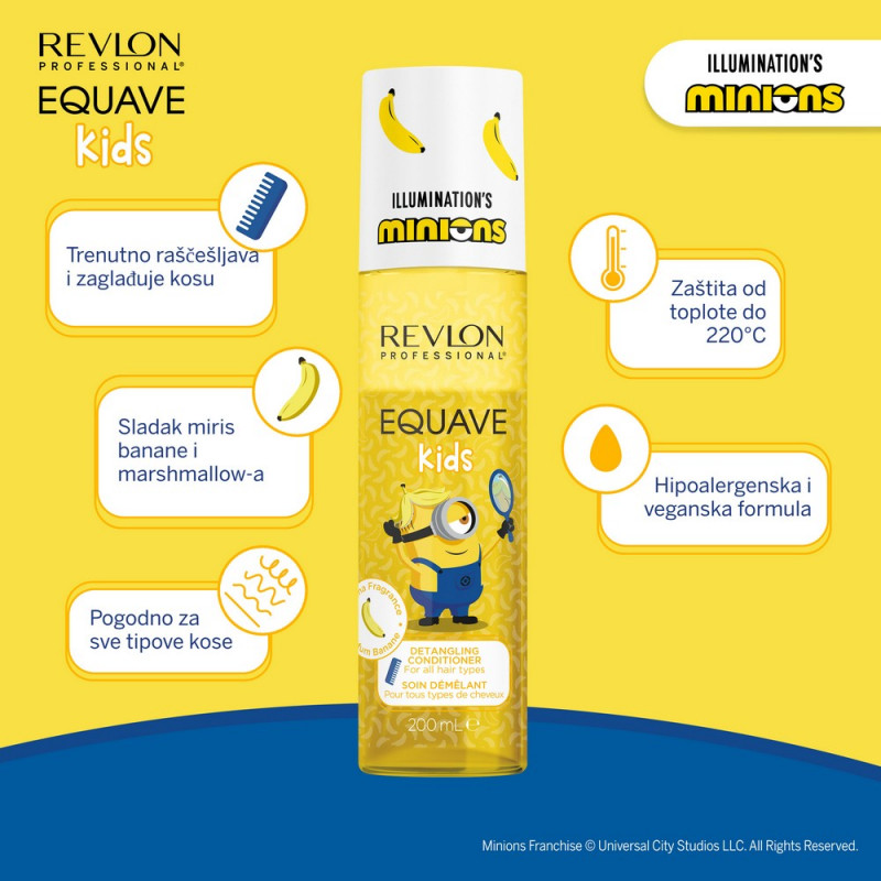 REVLON EQUAVE BALZAM ZA RASČEŠLJAVANJE U SPREJU MINIONS  200ML 