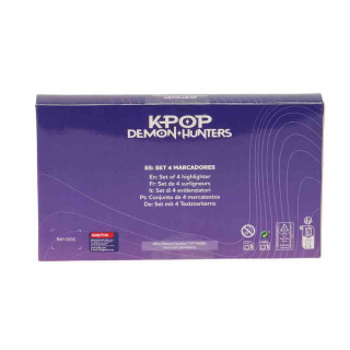 TEKST MARKERI SET 4 KOM K-POP DEMON HUNTERS 