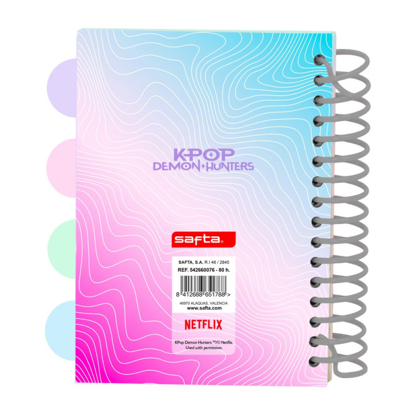 NOTES SA SPIRALOM A6 K-POP DEMON HUNTERS 