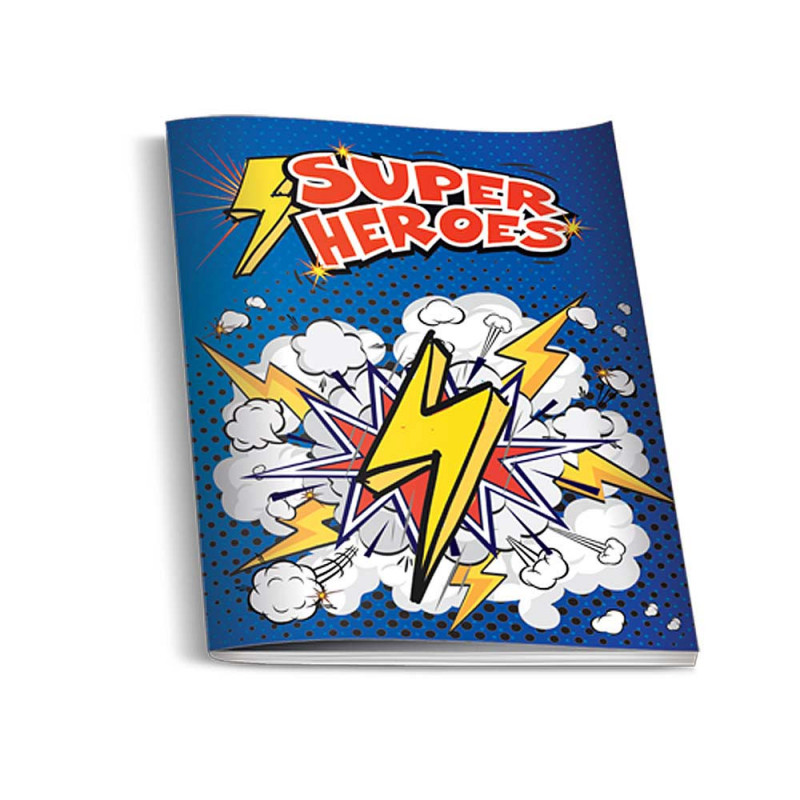 SAVPO SUPER HEROES SVESKA A5 MEK POVEZ LATAJN UV LAK 60 LISTA