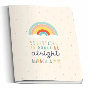 SAVPO SVESKA A5 RAINBOW MEK POVEZ UV LAK PRAZNA