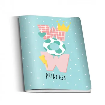 SAVPO SVESKA A4 COOL PRINCESS MEK POVEZ UV LAK LATAJN 