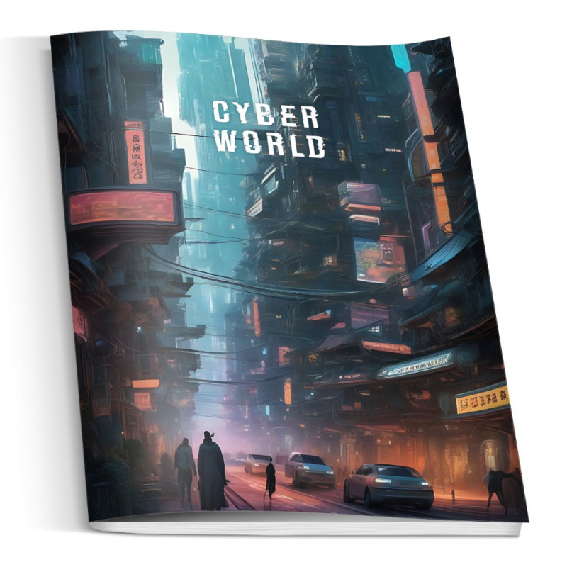 SAVPO SVESKA A4 CYBER WORLD MEK POVEZ LINIJA 
