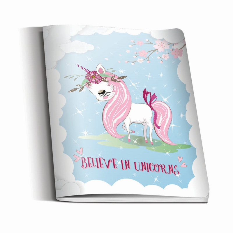 SVESKA MEK POVEZ A4 PRAZNA UNICORNS 