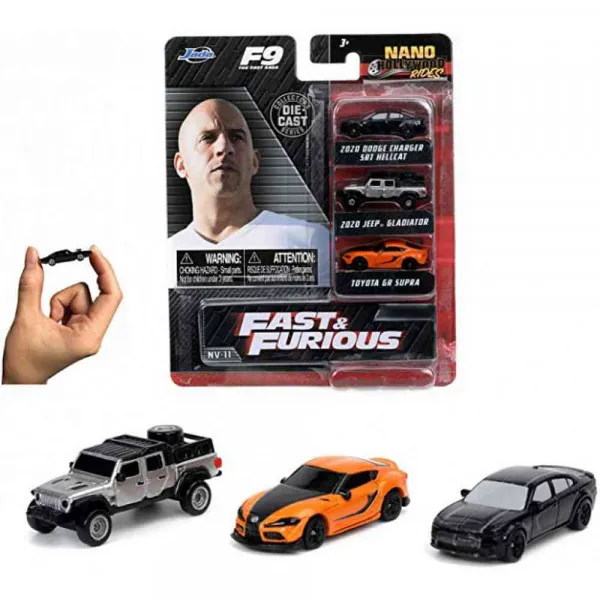 JADA FAST AND FURIOUS AUTIĆI 3-PACK 