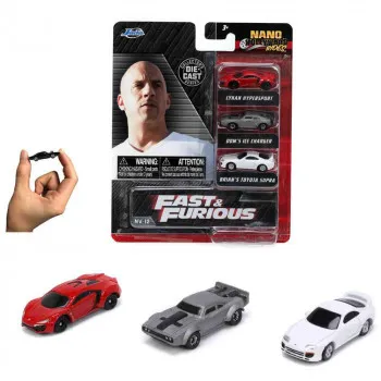 JADA FAST AND FURIOUS 3-PACK NANO AUTIĆI WAVE 4 