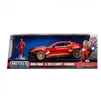 JADA MARVEL IRONMAN 2016 CHEVY CAMARO SS 1:24 AUTO 