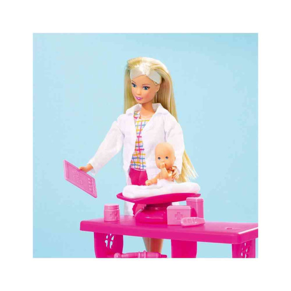 STEFFI LUTKA SET  DOKTORKA SA BEBOM