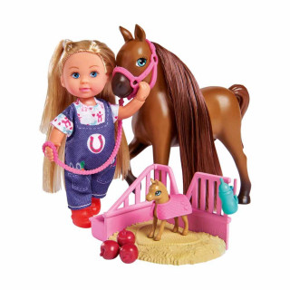 EVI LUTKICA VETERINARSKI SET SA KONJICEM
