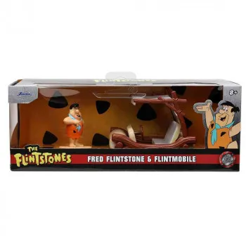 JADA FRED FLINSTONE AND FLINTMOBILE AUTO 