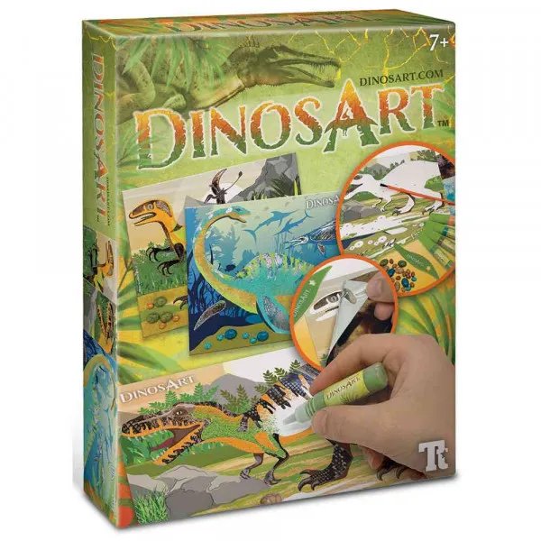 DINOSART PESAK I FOLIJA ART - KREATIVNI SET 15011 