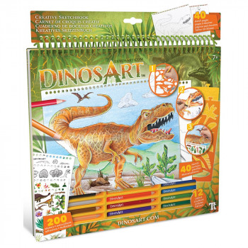 DINOSART KREATIVNI BLOK ZA CRTANJE VELIKI  15206 