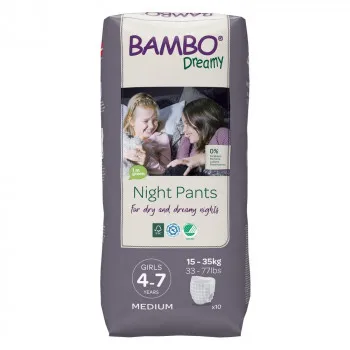 BAMBO NOCNE GACICE DREAMY DEVOJCICE 15-35KG, 10KOM 