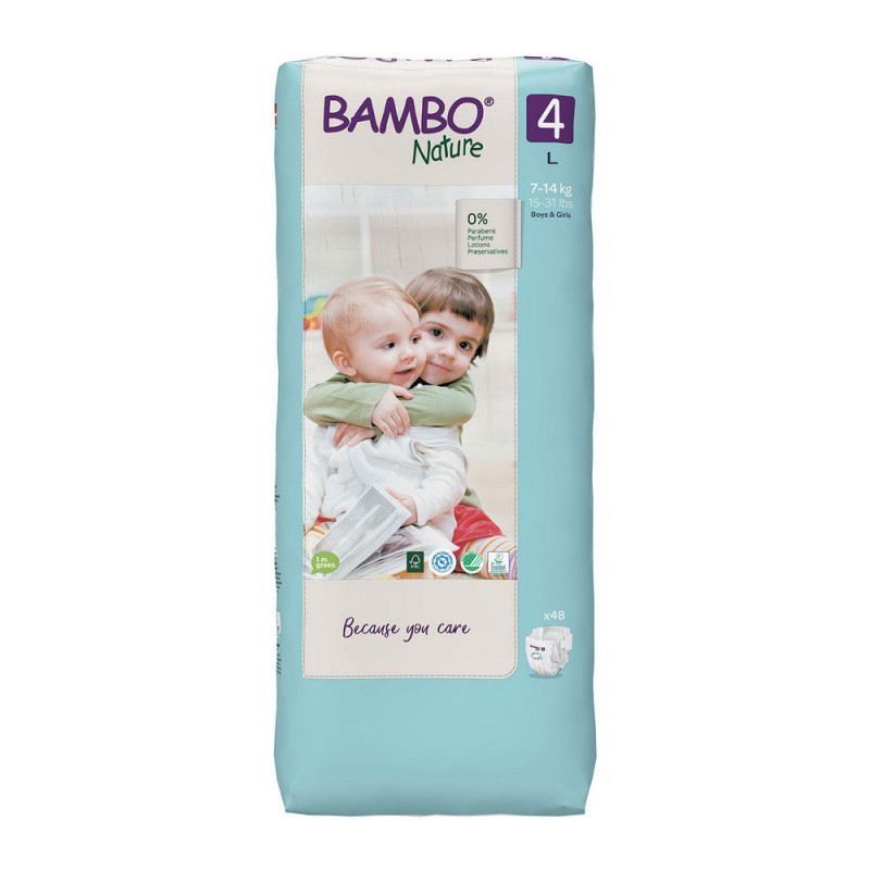 BAMBO PELENE NATURE ECO-FRIENDLY 4, 7-14KG, 48KOM