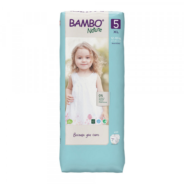 BAMBO PELENE NATURE ECO-FRIENDLY 5, 12-18KG, 44KOM 