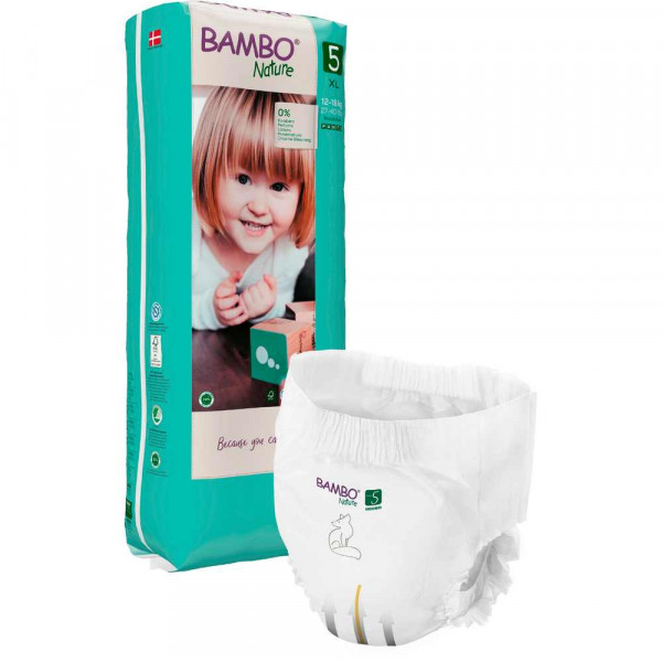 BAMBO PELENE GACICE NATURE 5, 12-18KG, 38KOM 