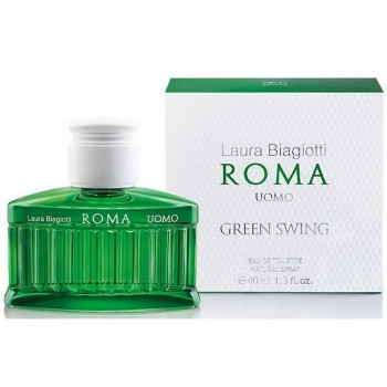 LAURA BIAGIOTTI ROMA UOMO GREEN SWING TOALETNA VODA ZA MUŠKARCE EDT 75ML 