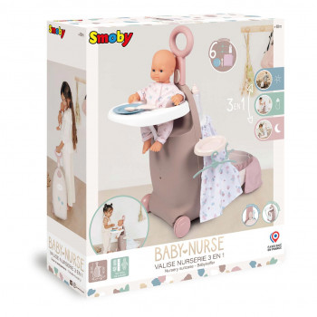 SMOBY 3U1 HRANILICA ZA LUTKU SET 