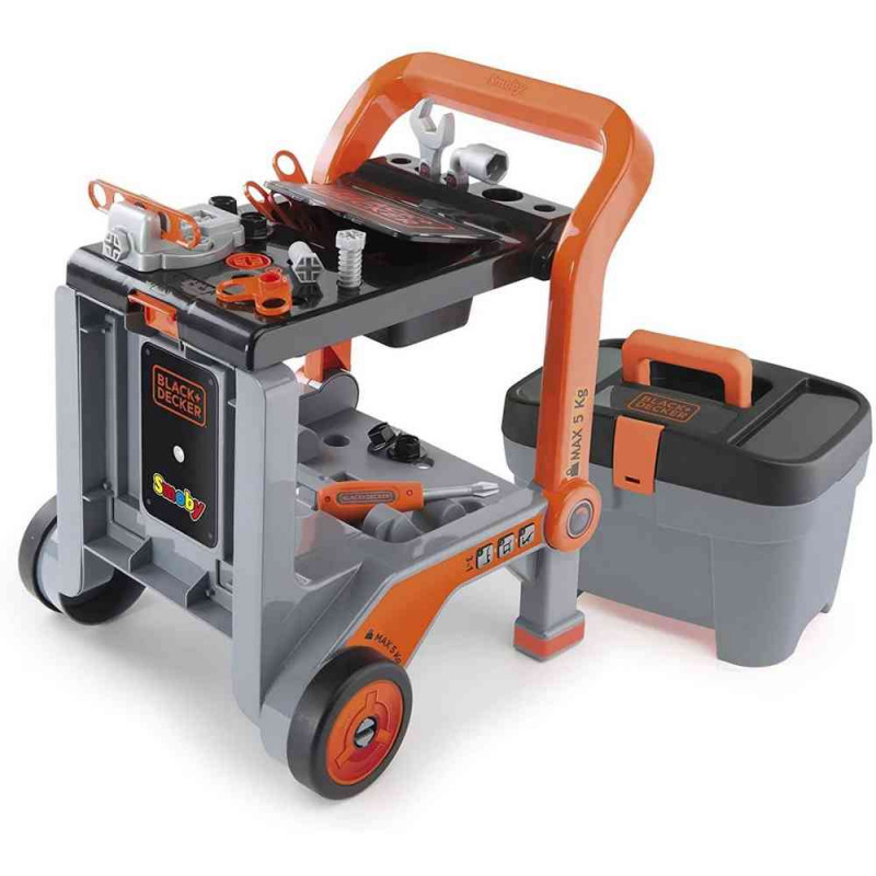 SMOBY BLACK DECKER DEVIL WORKMATE + BOX