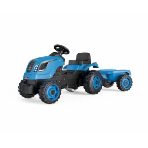 SMOBY FARMER XL BLUE TRAKTOR SA PRIKOLICOM 