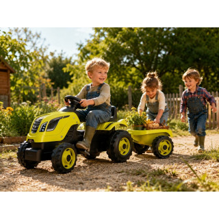 SMOBY FARMER XL GREEN TRAKTOR SA PRIKOLICOM 