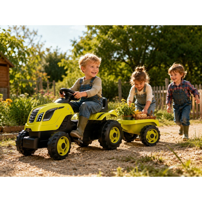 SMOBY FARMER XL GREEN TRAKTOR SA PRIKOLICOM 