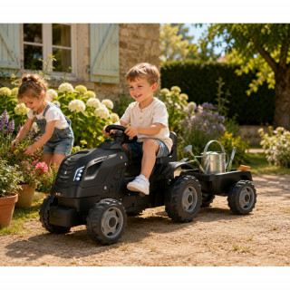 SMOBY FARMER XL BLACK TRAKTOR SA PRIKOLICOM 