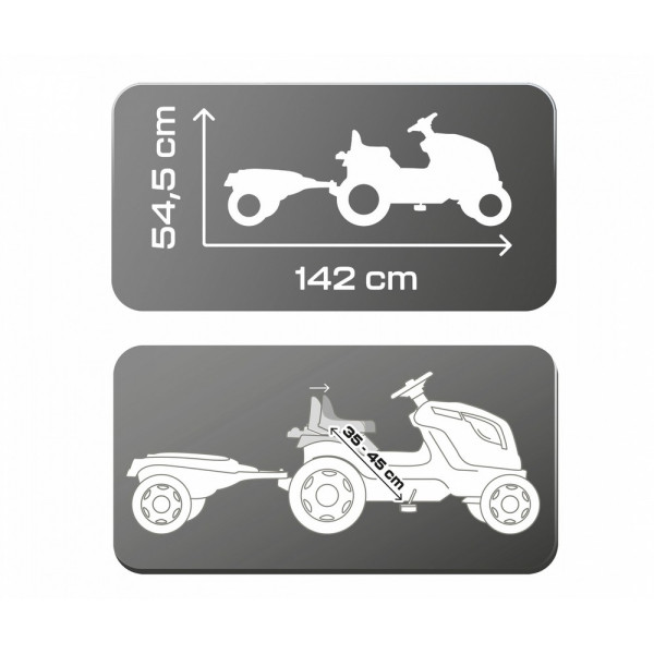 SMOBY FARMER XL BLACK TRAKTOR SA PRIKOLICOM 