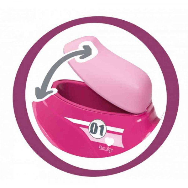 SMOBY SKUTER ROZE