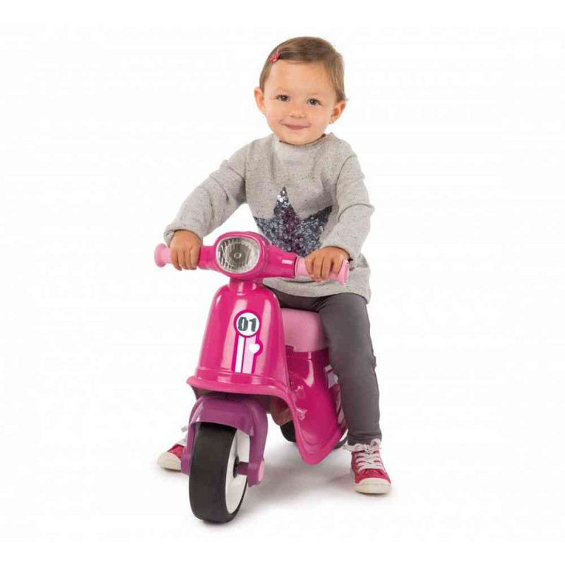 SMOBY SKUTER ROZE