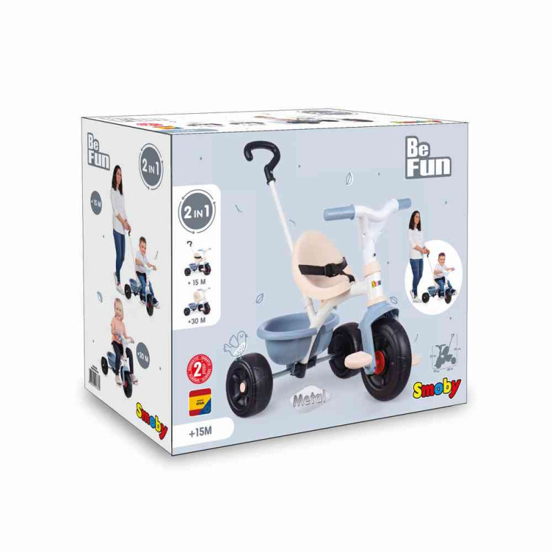 SMOBY TRICIKL BE FUN PLAVI 